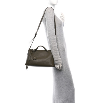 FENDI Cuoio Romano Selleria Large By The Way Boston Bag Wood