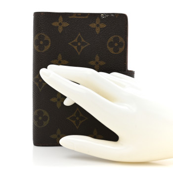 LOUIS VUITTON Monogram Small Ring Agenda Cover