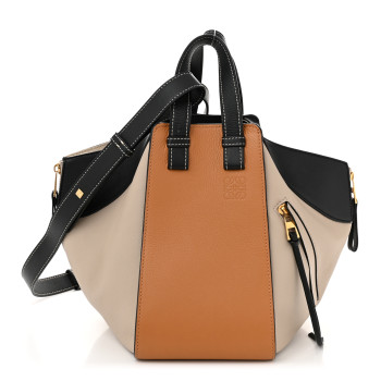 LOEWE Calfskin Small Hammock Shoulder Bag Amber Light Oak