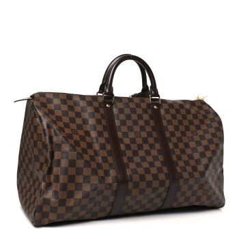 LOUIS VUITTON Damier Ebene Keepall 50