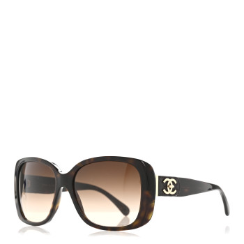CHANEL CC Turnlock Sunglasses 5234-Q Tortoise