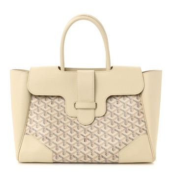 GOYARD Goyardine Le Jardin Saigon Tote White
