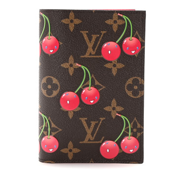 LOUIS VUITTON LV X TM Monogram Cerises Passport Cover