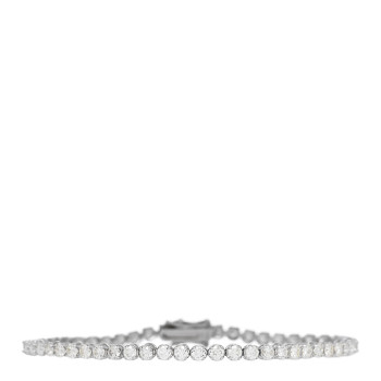 PARKER & WEST 18K White Gold Diamond 3.00ctw Tennis Bracelet M