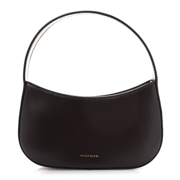 MANSUR GAVRIEL Calfskin Bonbon Top Handle Bag Aubergine
