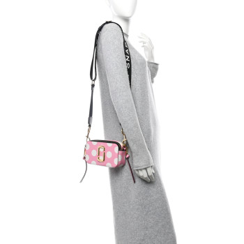 MARC JACOBS Saffiano The Dot Snapshot Camera Bag Primrose