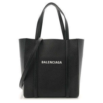 BALENCIAGA Calfskin XXS Everyday Tote Black