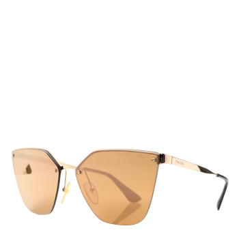 PRADA Cat Eye Sunglasses SPR 68T Gold