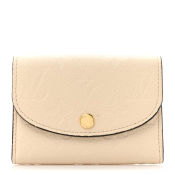 LOUIS VUITTON Empreinte Rosalie Coin Purse Cream