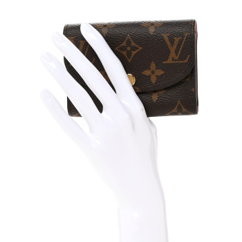 LOUIS VUITTON Monogram Rosalie Coin Purse Rose Ballerine