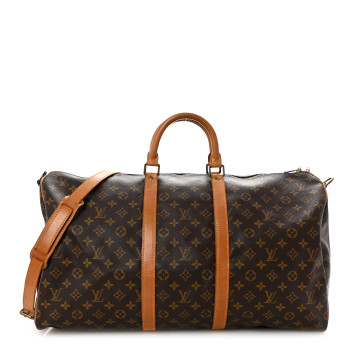 LOUIS VUITTON Monogram Keepall Bandouliere 55