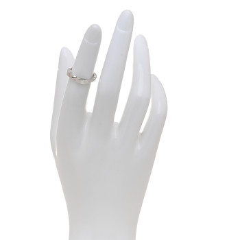 GRAFF 18K White Gold 3.5mm Laurence Graff Spiral Band Ring 47 4