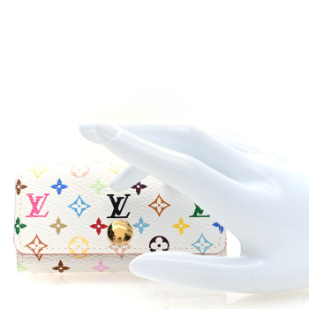 LOUIS VUITTON Monogram Multicolor Multicles 4 Key Holder White