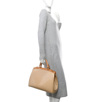 LOUIS VUITTON Vernis Brea GM Blanc Corail
