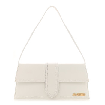 JACQUEMUS Smooth Calfskin Le Bambino Long White