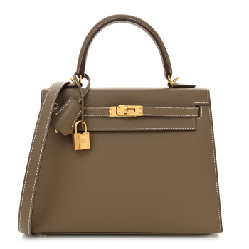 HERMES Epsom Kelly Sellier 25 Etoupe