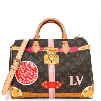 LOUIS VUITTON Monogram Summer Trunks Speedy Bandouliere 30