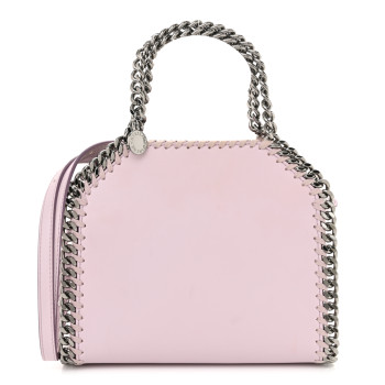 STELLA MCCARTNEY Eco Alter Nappa Mini Falabella Box Top Handle Bag Lilac
