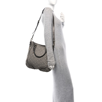 LOUIS VUITTON Mini Lin Monogram Besace Angele Platine