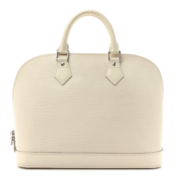 LOUIS VUITTON Epi Alma PM Ivory