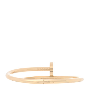CARTIER 18K Yellow Gold Juste Un Clou Bracelet 15