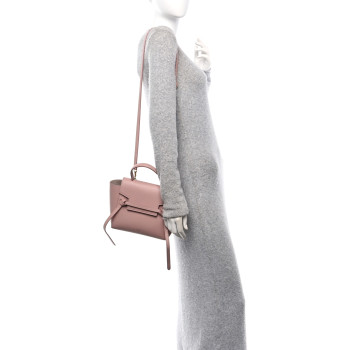 CELINE Grained Calfskin Nano Belt Bag Vintage Pink