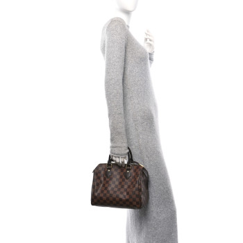 LOUIS VUITTON Damier Ebene Speedy 25