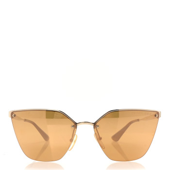PRADA Cat Eye Sunglasses SPR 68T Gold