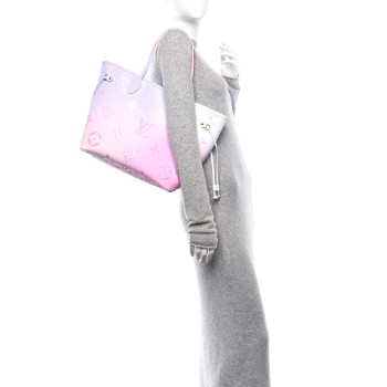 LOUIS VUITTON Monogram Giant Spring In The City Neverfull MM Sunrise Pastel