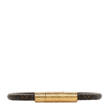 LOUIS VUITTON Monogram LV Confidential Bracelet 17