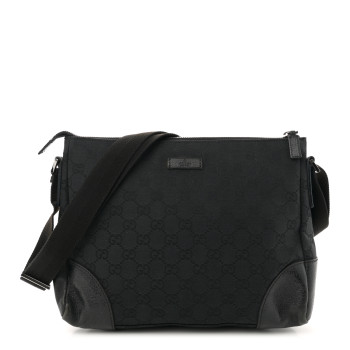 GUCCI Monogram Joy Messenger Bag Black