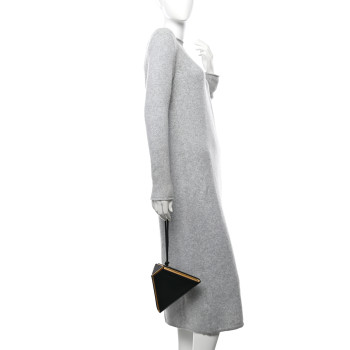 BOTTEGA VENETA Calfskin Pyramid Bag Black