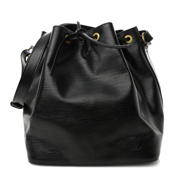 LOUIS VUITTON Epi Petit Noe Black