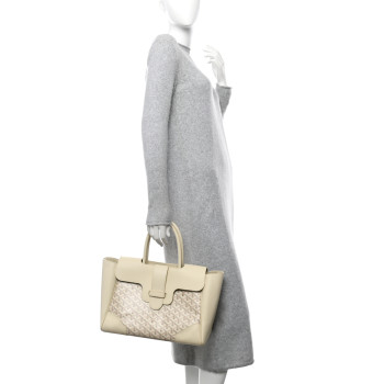 GOYARD Goyardine Le Jardin Saigon Tote White
