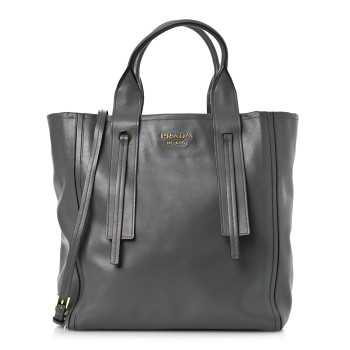 PRADA Grace Lux Light Medium Ouverture Shoulder Bag Marmo