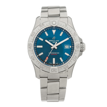 BREITLING Stainless Steel 42mm Avenger Automatic Watch Blue A17328101C1A1