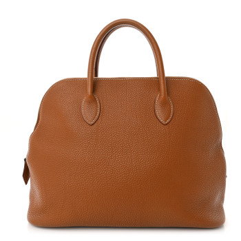 HERMES Togo Bolide 30 Gold
