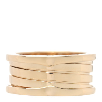 BULGARI 18K Yellow Gold B.Zero1 Four-Band Ring 59 8.75