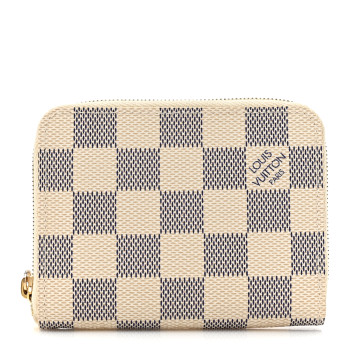 LOUIS VUITTON Damier Azur Zippy Coin Purse