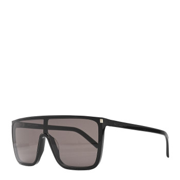 SAINT LAURENT Acetate SL 364 Mask Sunglasses Black