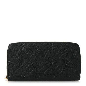 LOUIS VUITTON Empreinte Zippy Wallet Black