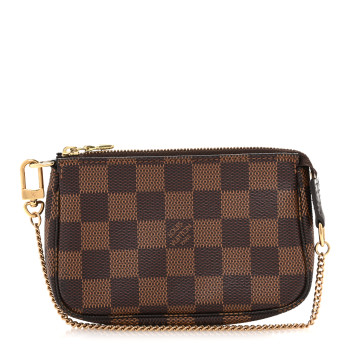 LOUIS VUITTON Damier Ebene Mini Pochette Accessories