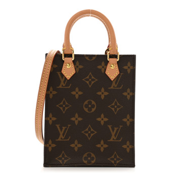 LOUIS VUITTON Monogram Petit Sac Plat