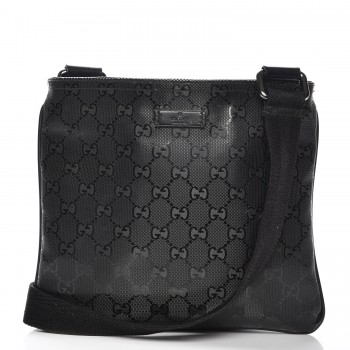 ショルダーバッグ・ポシェット GUCCI Women Messenger Bags 7641551DB0N1000 Black GUCCI Imprime Monogram Small Flat Messenger Bag Black 229785