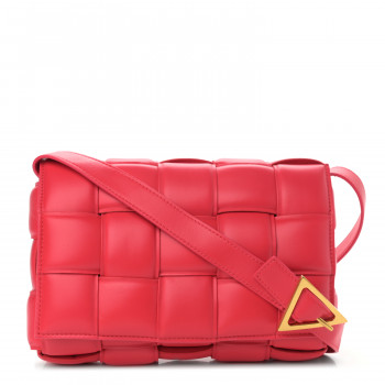 BOTTEGA VENETA Nappa Maxi Intreccio Padded Cassette Crossbody Bag Firework