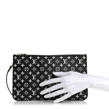 LOUIS VUITTON Monogram Giant Jungle Neverfull MM GM Pochette Black