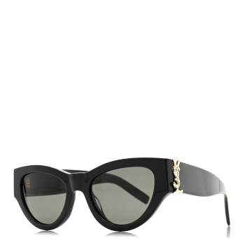 SAINT LAURENT Acetate Sunglasses SL M94 Black