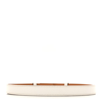 HERMES Epsom Kelly Belt White
