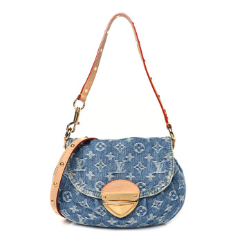 LOUIS VUITTON Monogram Denim Sunset Blue