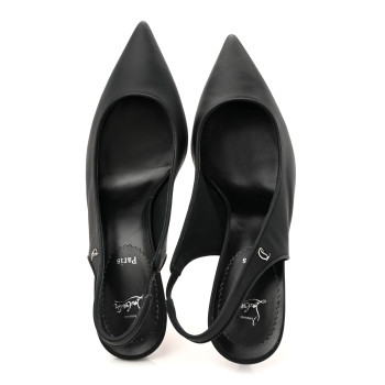 CHRISTIAN LOUBOUTIN Nappa Sporty Kate Slingback 55 Pumps 40.5 Black